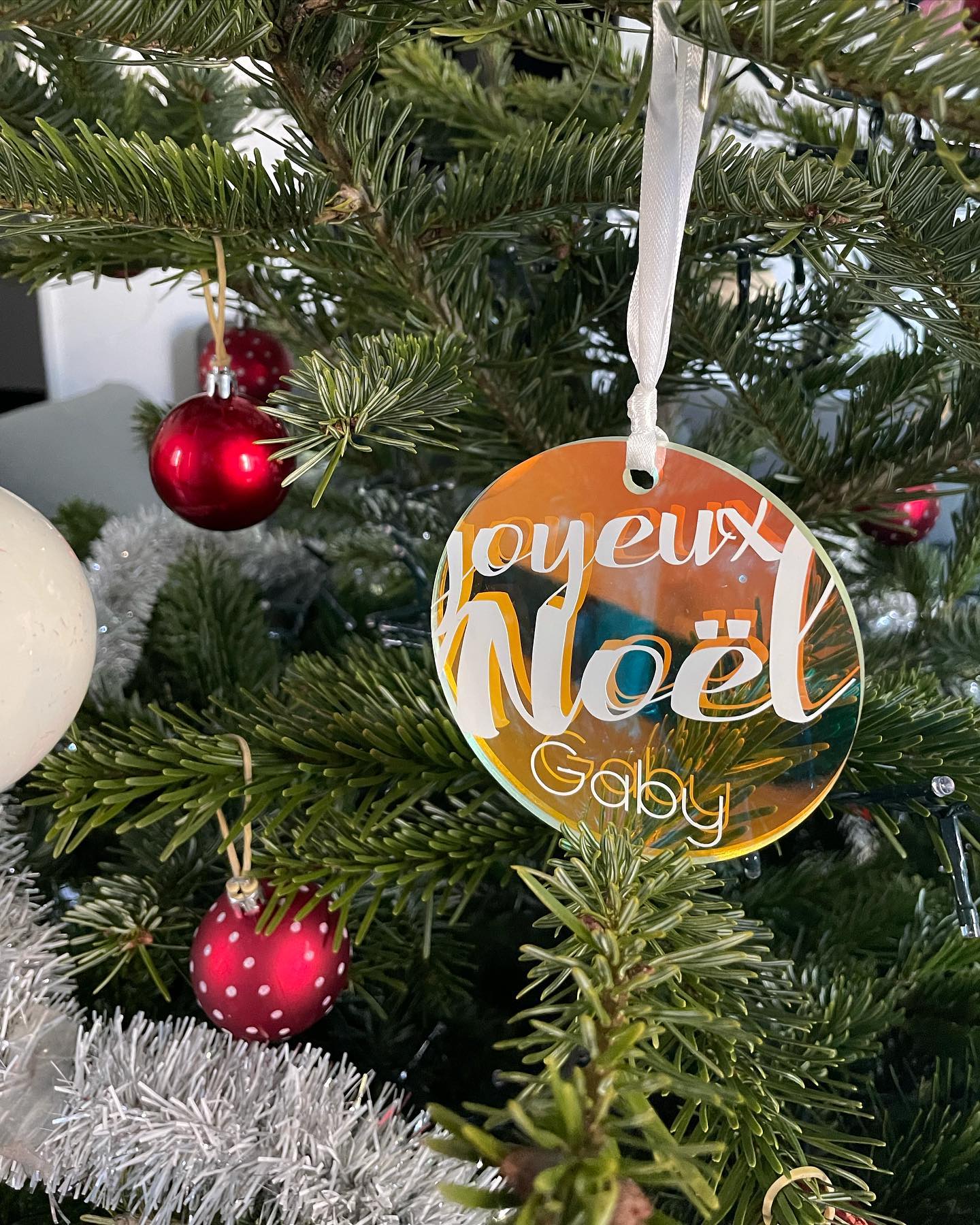 Boule de Noël personnalisée